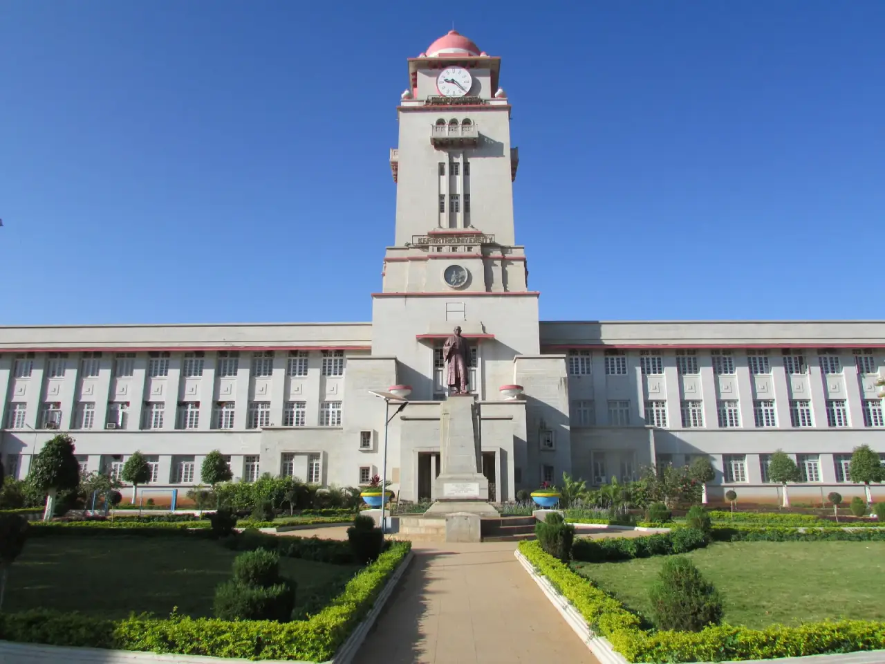 Karnatak University clock tower in Dharwad