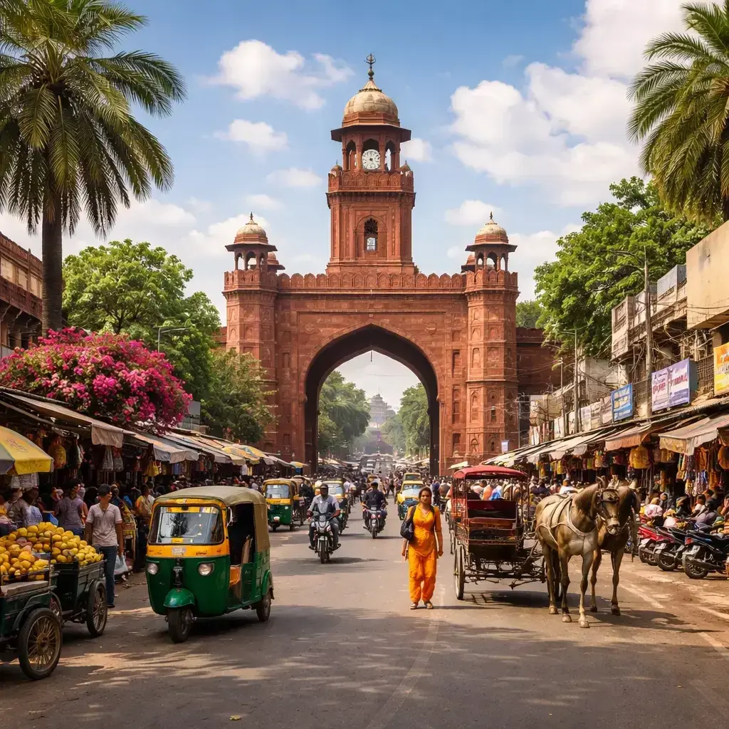 AI Image of the streets of Karnal